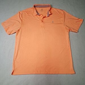 Mens Golf Orange Polo Shirt for Men
